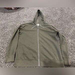 Mossimo Supply Co. Forest Green Zip-Up Hoodie, Men’s XL